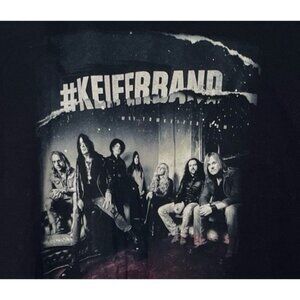 Tom Keiffer Band T-Shirt 100% Live & Way F'N Loud Mens Large Gildan Soft Style